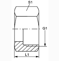 Гайка JIC 37°