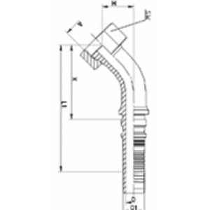DK (ORFS) 45° SAE J516/J1453